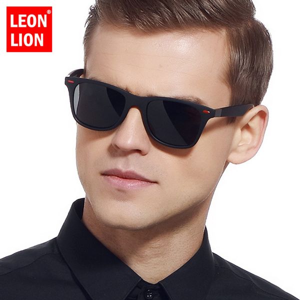 

leonlion 2020 polarized sunglasses men square sun glasses for men retro sunglasses men/women gafas de sol hombre, White;black