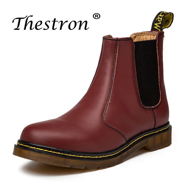 

boots for men youth fashion working ankle boots black red boy martins large size 45 rubber shoes