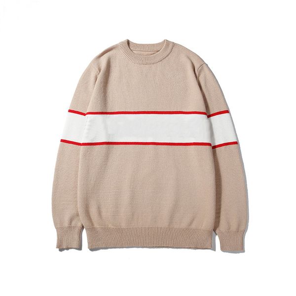 

givenchy men зима новый бренд черный свитер прыгуны с белой полосы и буквы логотипа трикотажного хлопка свитер вокруг шеи длинный рукав тяну, White;black