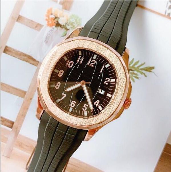 

2020 новый горячий продавец мода дата женские часы полный желтый золотой вневременной роскошные часы кварцевые часы мужчины сапфир резиновое, Slivery;brown