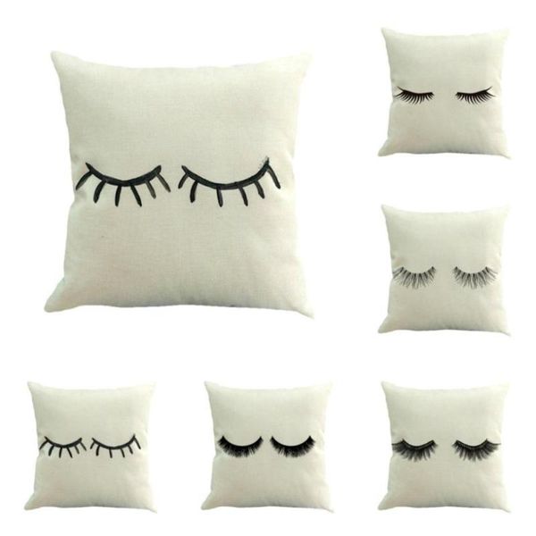 

отель home decor смешные ресницы cushions обложки губы декоративные throw подушки обложка lashes подушки чехлы все размер 45x45cm # # r5