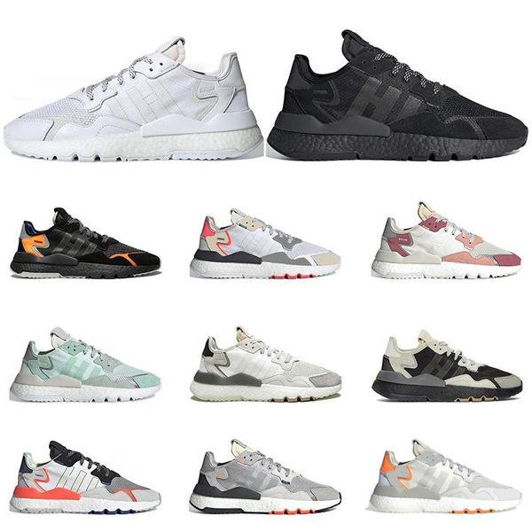 

2019 nite jogger reflective men women running shoes triple black white green mens trainers sports sneakers size 36-45