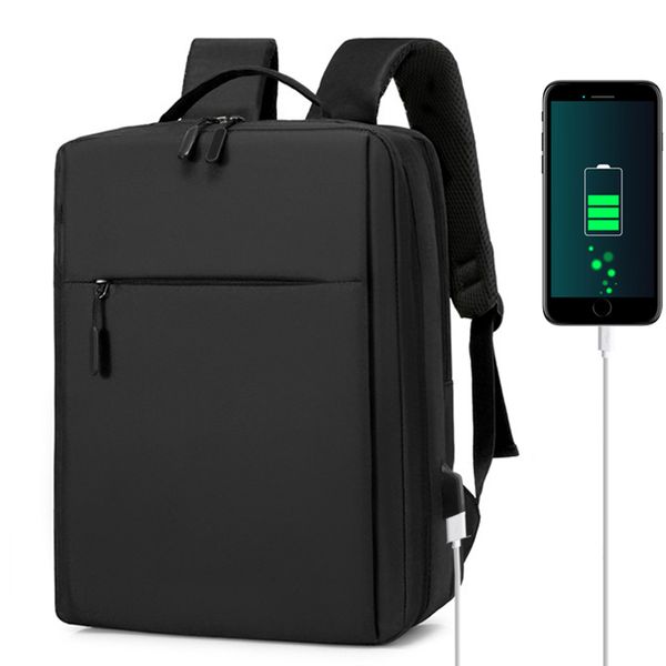 

fashion waterproof nylon backpack men women usb charge 15.6 " lapbusiness travel bag male mochila female shoulder backpacks
