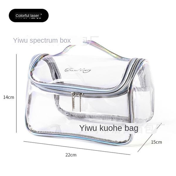 

diysomes чистый красный макияж сумка стерео личной гигиены сумка портативный макияж wash хранения простой сцепления прозрачный