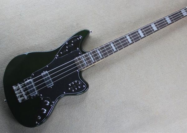 

ягуар ягуар четырехструнная электрогитара темно-зеленый палисандр гриф, бесплатная доставка