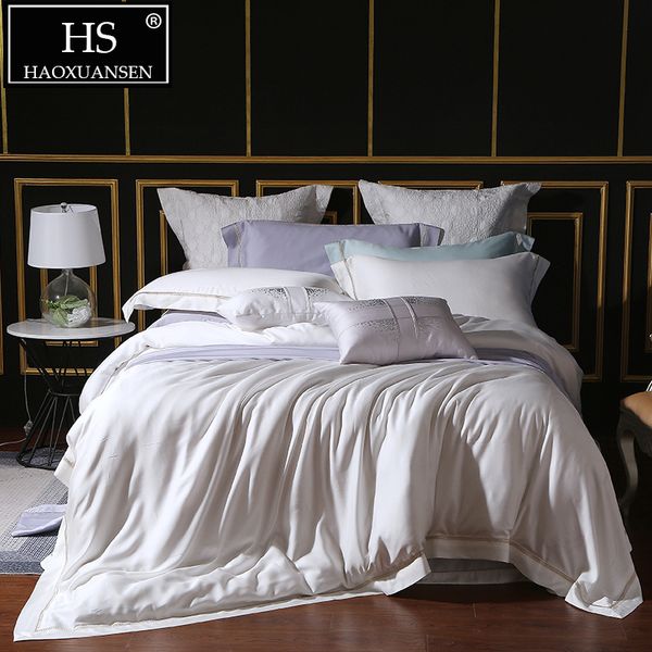 High End Luxury 1000 Thread Count White Bedding Sets 100 Tencel