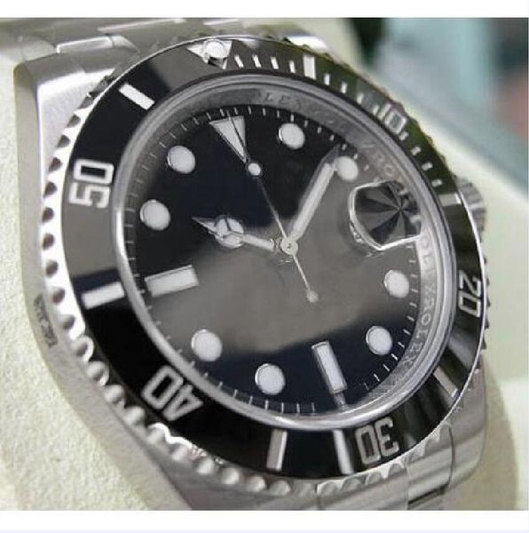 

wholesale mens watches fashion mechanical president with original box casual modern mens watches stainless steel black ceramic, Slivery;brown