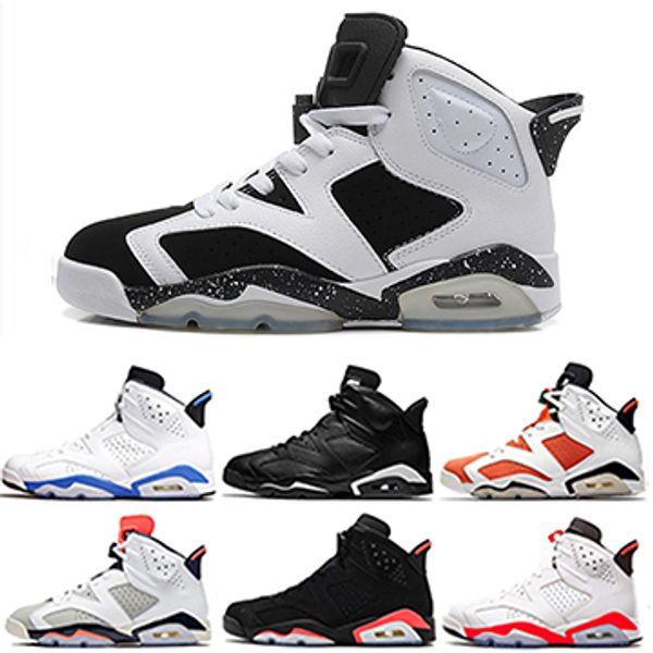 

High Quality 6 6s Men Basketball Shoes Black Infrared 3M Reflect Carmine Men Maroon Tinker Low Top Chrome Sneakers Size 41-47