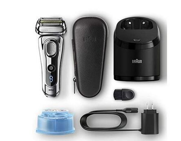 

Official braun erie 9 men 9296cc electric foil haver with wet dry integrated preci ion trimmer rechargeable and cordle razor