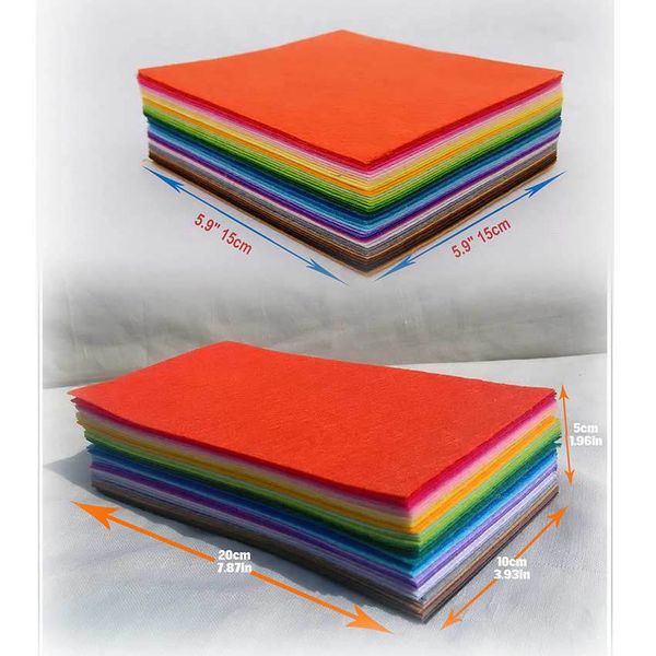 

cmcyiling 80 листов войлок ткань войлоки полиэстер нетканые материалы для рукоделия diy иглы швейные ручной работы feltro, Black;white