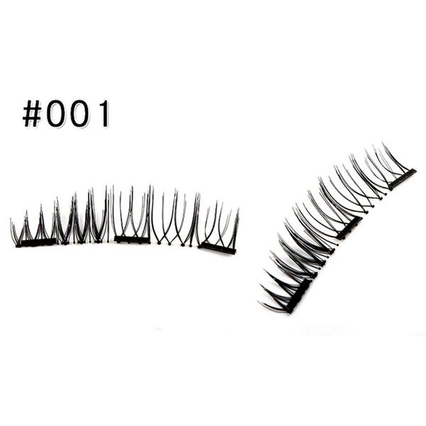 

false eyelashes out2021 1pair double 3d magnetic lashes extension handmade 05.22
