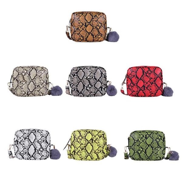 

vintage crossbody bag women selling comfortable exquisite durable pu leather classic serpentine shoulder messenger bag