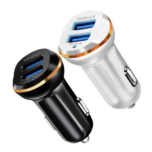 

3.1a auto power adapter universal dual usb car charger adaptor for samsung htc android phone pc mp3
