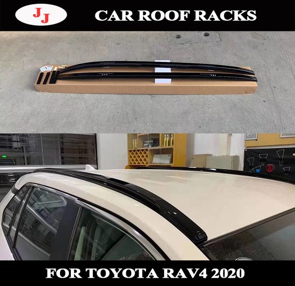 

roof rack luggage bar for toyota rav4 2020 2021 2022 racks aluminium alloy screw installation accessories