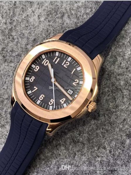 

new style fashion mens watch 316 fine steel automatic movement watch rubber strap mechanical mens wristwatches, Slivery;brown