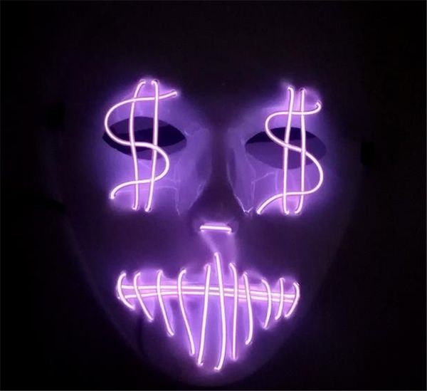 

ship by sea eld cold light mask ball party halloween horror light mask