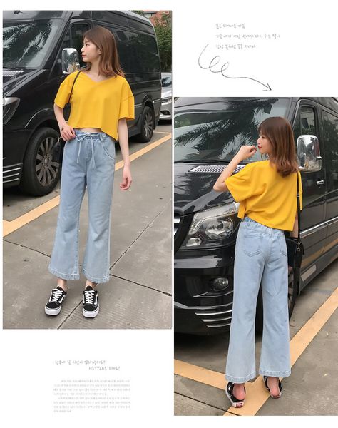 

blue gray women's tailored waist and hip princess jeans bk3864