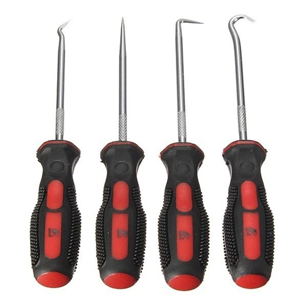 

extra long hook and pick set durable car automotive o-ring seal remover craft hobby tool car oil seal screw driver