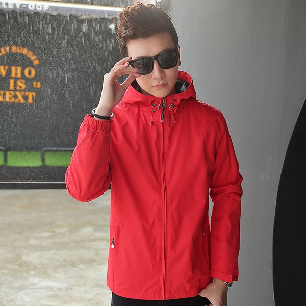 

2019 autumn new style casual jacket slim fit mid-length men jacket wind-proof and waterproof coat men's, Black;brown