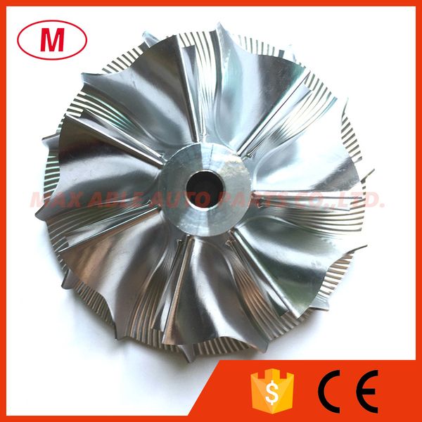 

td05h 59.05/76.13mm 7+7 blades forward rotation turbo billet compressor wheel/aluminum 2618/milling compressor wheel