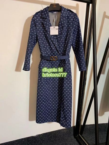 

милан женщины девушки мода роскошный дизайнер пояса пальто куртка с буквой печат