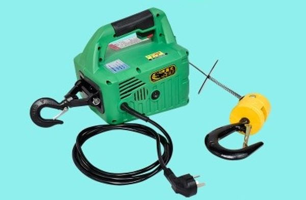 

200kg-500kg 7.6m-19m, portable electric winch hand winch, traction block, electric steel wire rope lifting hoist, towing rope