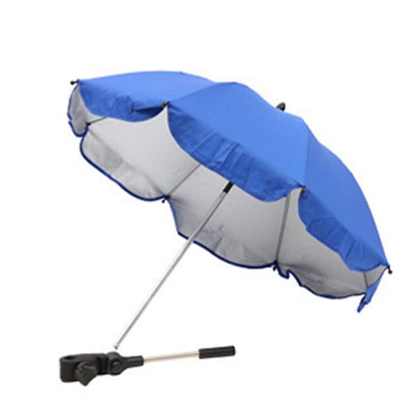 

detachable parasol clip steel structure pushchair adjustable flexible arm outdoor canopy baby stroller umbrella sun shade