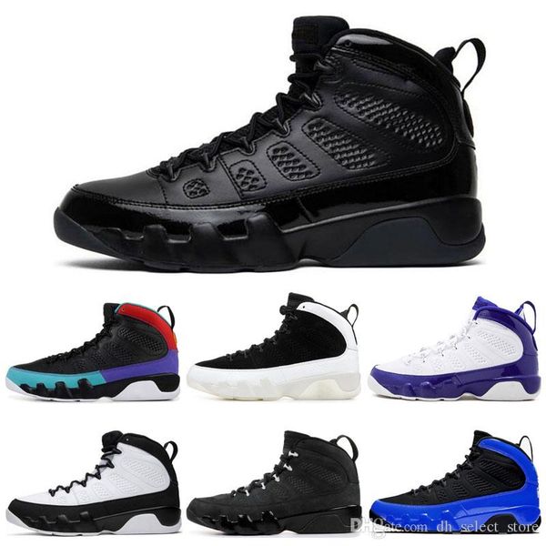 

9 9s unc черный синий белый разводили мечта это do it баскетбол обувь мужчины города полет la о.г. пространство вареньем статуя кроссовки