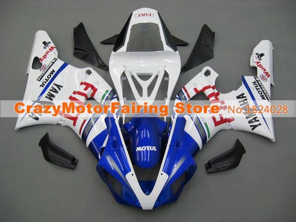 

4 подарки новый abs плесень мотор пластиковые обтекатели комплекты, пригодные для yamaha yzf-r1-1000 2000-2001 00 01 высокое качество обтека