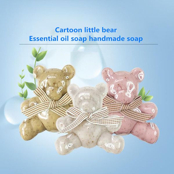 

holiday gift new essential oil soap handmade soap cartoon little bear,delicate and gentle, the shape is lovely