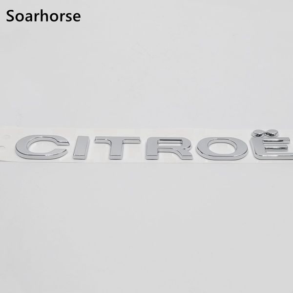 

3d letters emblem for citroen logo car rear trunk badge nameplate for citroen c1 c2 c3 c4 c5 picasso