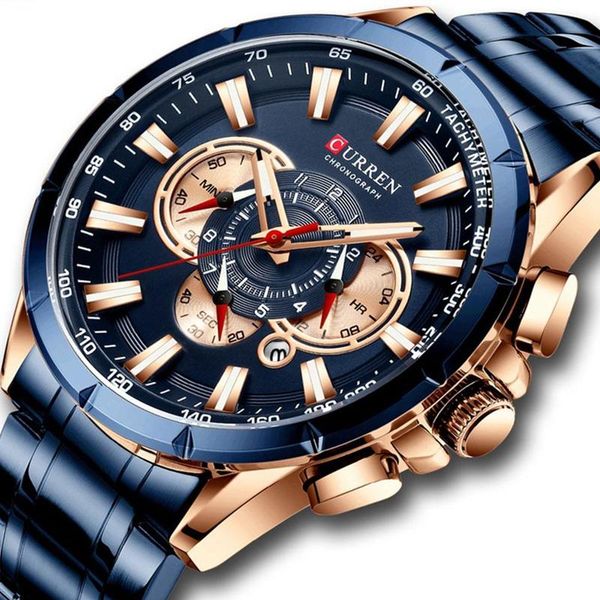 

men watches 2019 new alloy quartz business watches men 30m waterproof stainless steel wrist accessories party gifts, Slivery;brown