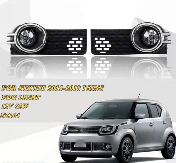 

oem style directly replacement fog lights for suzuki ignis 2015-2018 w/bulb+switch+wire+bezel/1set