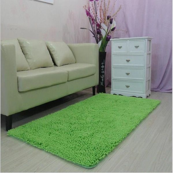 

chenille solid color carpet living room bedroom bedside super soft mat yoga mat l carpet sofa coffee table home rug