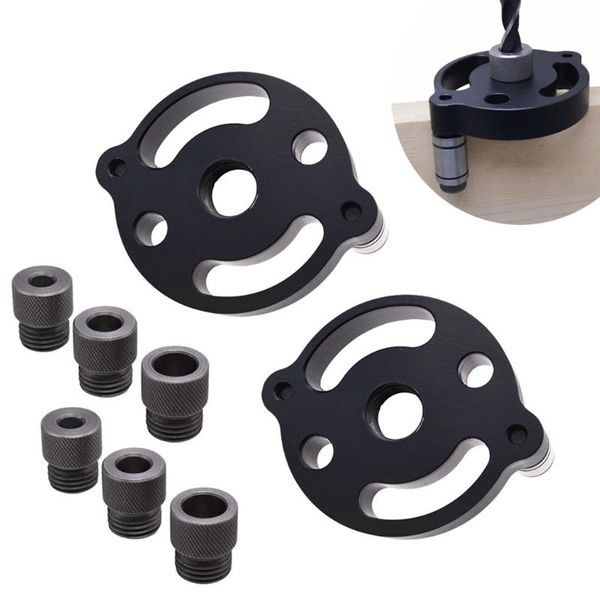 

wood panel hole puncher 6/8/10mm drill guide drilling doweling woodworking tool hole positioning gauge drill woodwork tool
