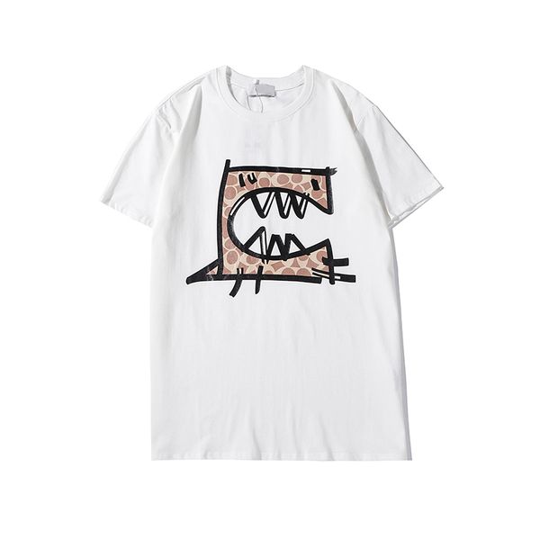 

горячие мужские футболки конструктора женщин с коротким рукавом футболки маленький монстр печати crew neck роскошная сорочка b105475v лето t, White;black