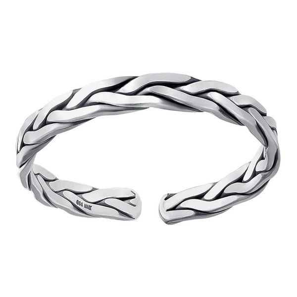 

1pc vintage frosted bracelet open bracelet hand chain open fashion for women, Black