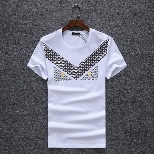 

new mens t shirt new fashion men women 3d print summer t shirt stylist t shirts short sleeve tees size -3xl white, White;black