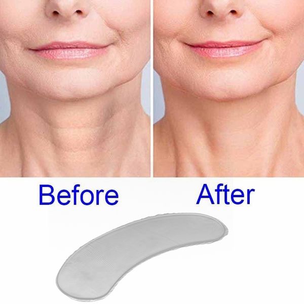 

Reu able ilicone neck pad neck tape wrinkle pad for neck wrinkle treatment prevention anti wrinkle remover kin care drop hip