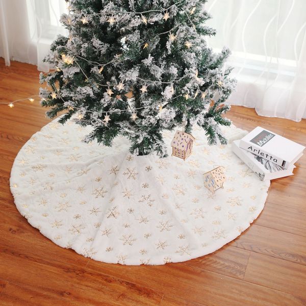 

plush beads white embroidered christmas tree skirt christmas tree decorations new year decorations ornaments merry