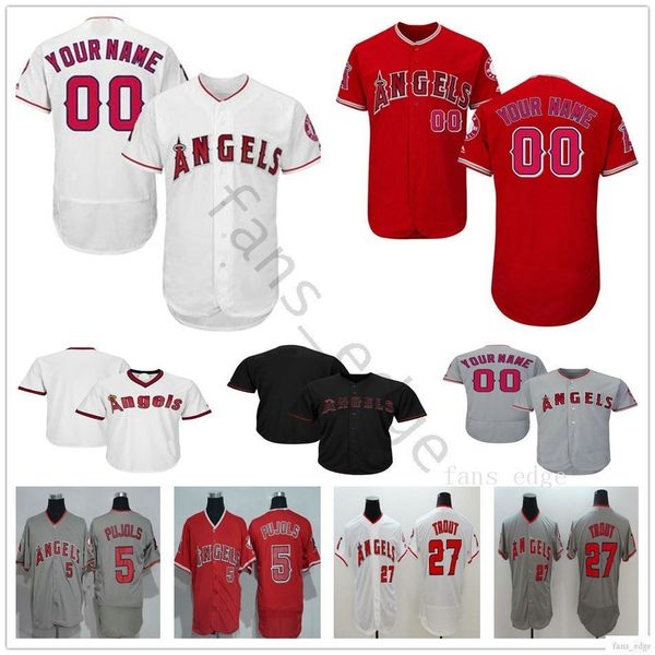 

Custom Los Angeles #5 Albert Pujols 2 Andrelton Simmons 28 Andrew Heaney 33 C.J. Wilson Man Woman Kids Youth Angels Baseball Jerseys