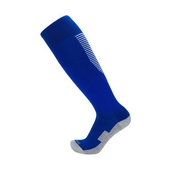 

outdoor 2019 men's football socks children's towel bottom stockings knee length breathable sports socks fashion football socks for, Black