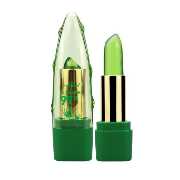 

cosmetics moisturizing jelly change color portable waterproof nutritious long lasting makeup lipstick aloe vera
