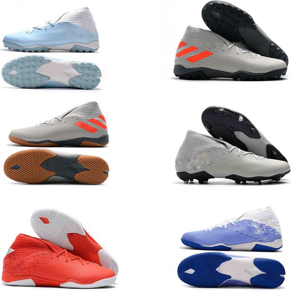 

2019 mens soccer shoes nemeziz 19.3 laceless in tf high ankle soccer cleats nemeziz messi 19.3 football boots indoor outdoor