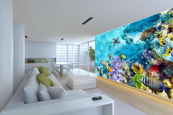 

self-adhesive] 3d seabed 2397 wall paper mural wall print decal murals