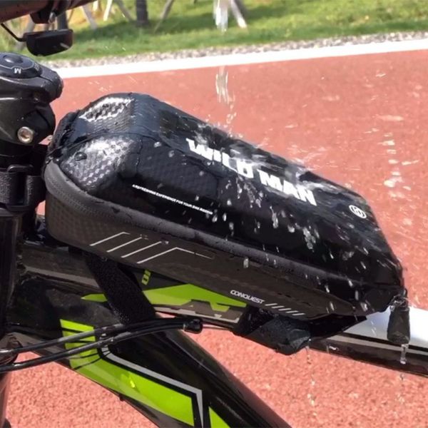 Wheelup Cycling Bike Front Bag Waterproof Frame Top Tube Bag Hard shell Bag