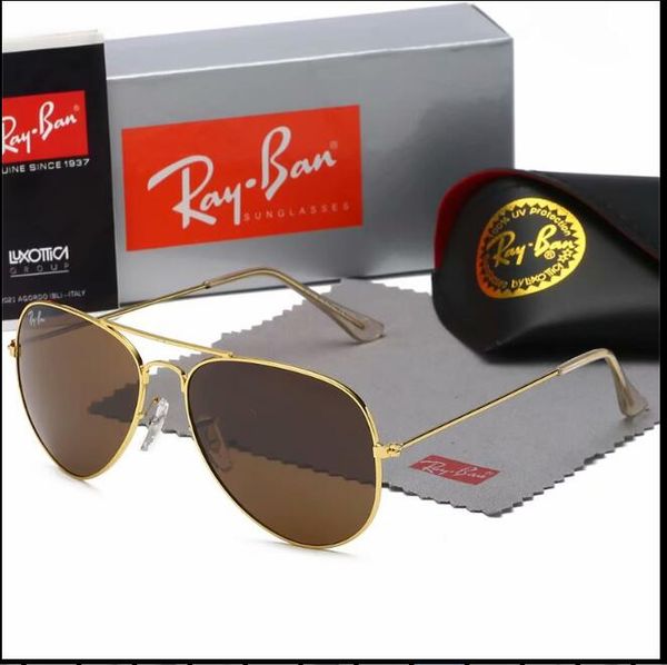 

2020 mkbrand polarized lens pilot fashion sunglasses for men and women brand designer vintage sport sun glasses with cas, White;black