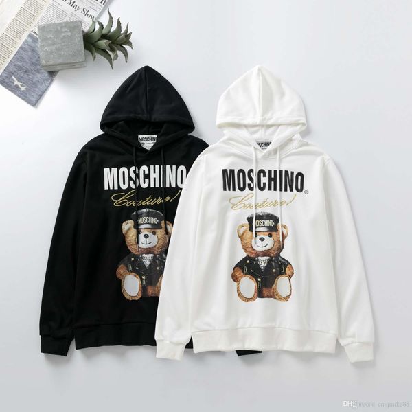 

2019 new fashion men hip hop hoodies letter printed pullover winter autumn long sleeve fashion hoodie sweatshirts, Black