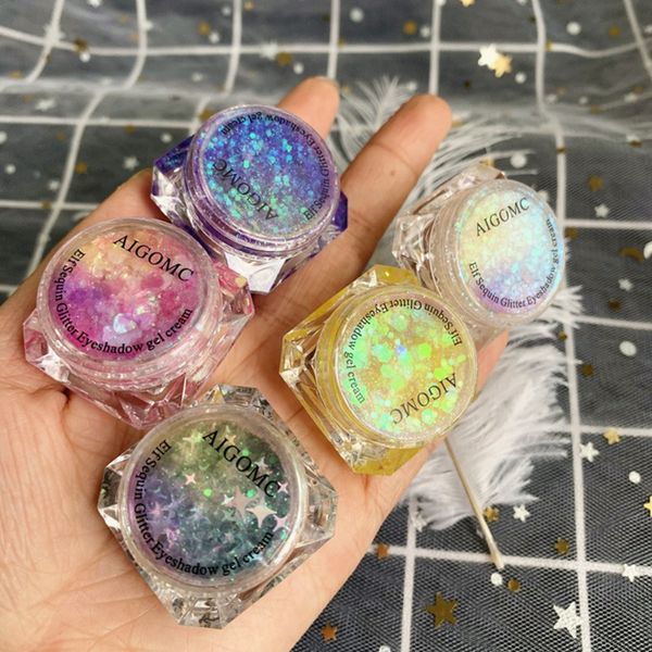 

sequins eyeshadow diy cosmetics glitter eyeshadow makeup shining festival eyes pigment makeup new