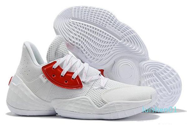 

2019 beard harden vol.4 basketball shoes men james vol 4 bred sneakers black white orange mens sports trainers size 40-46 l01